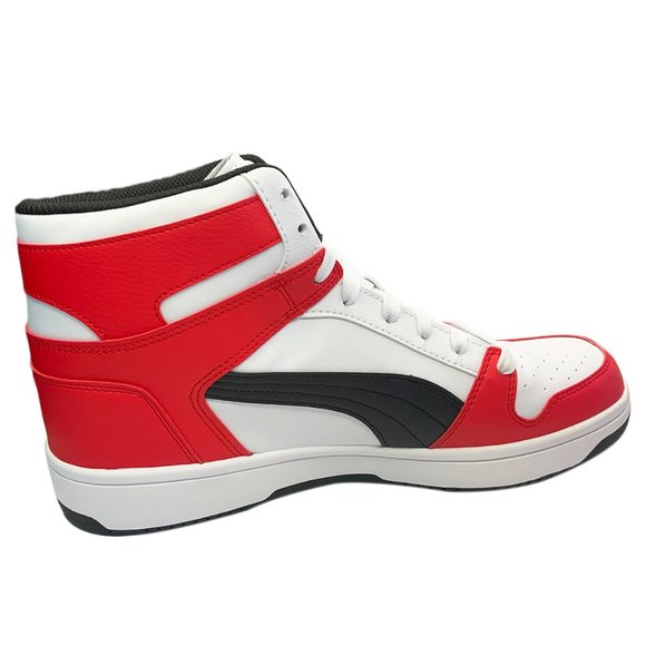 NWT PUMA AUTHENTIC REBOUND JOY MEN'S WHITE BASKETBALL SHOES SIZE 10.5 11 - Picture 3 of 6